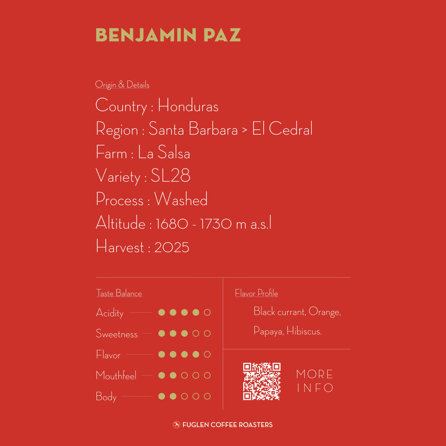 BENJAMIN PAZ SL28 / HONDURAS